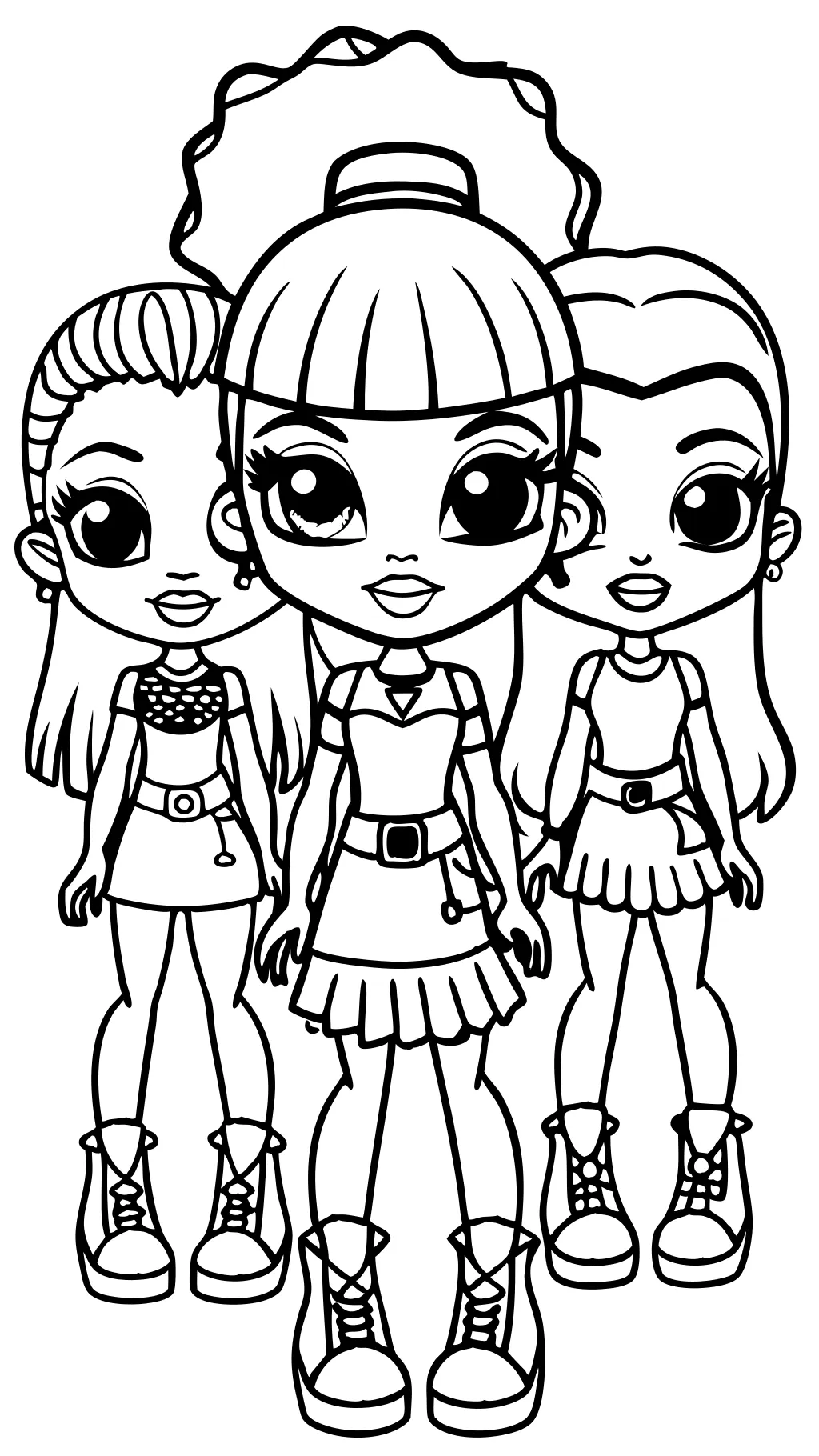 bratz coloring pages to print